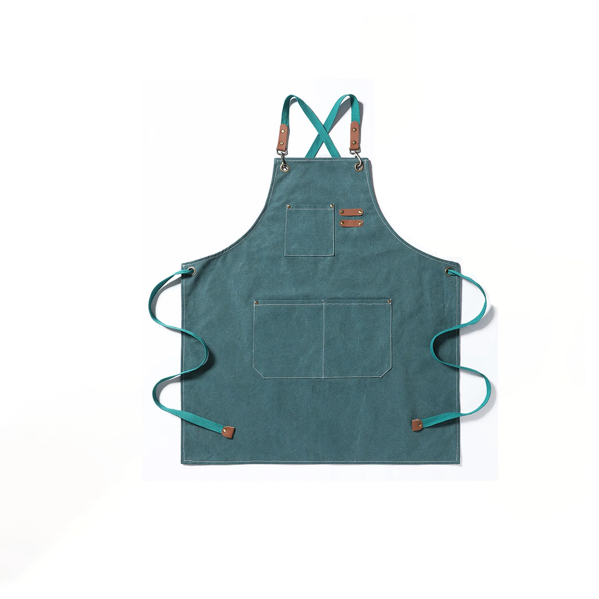 Household Oil-proof Canvas Kitchen Apron 4
