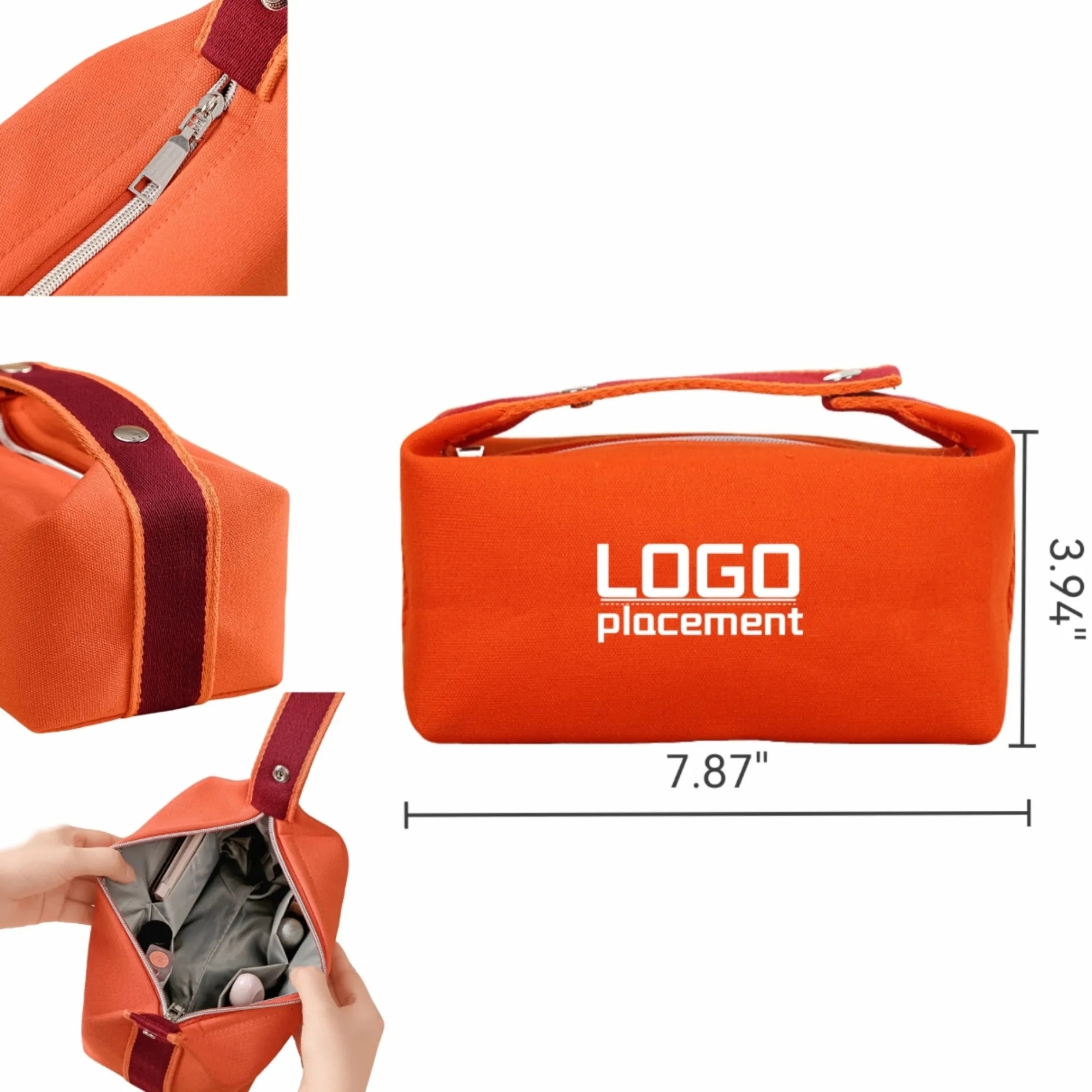 Canvas Cosmetic & Toiletry Bag 2