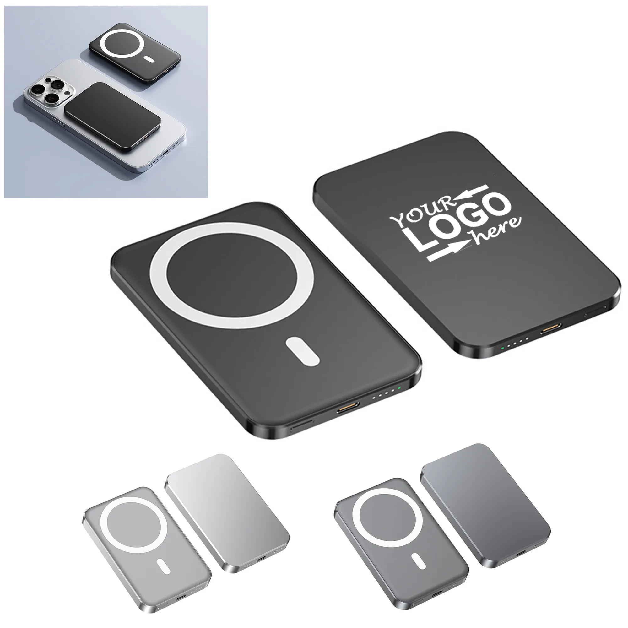 Aluminum Alloy Magnetic Power Bank 2