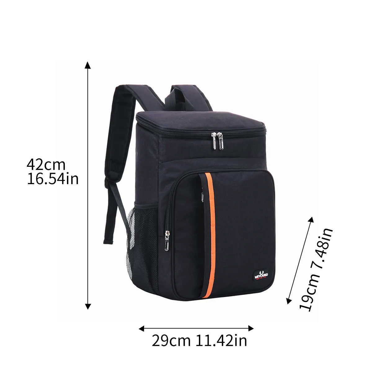 24L Insulated Cooler Backpack With Leakproof Liner Pockets 2