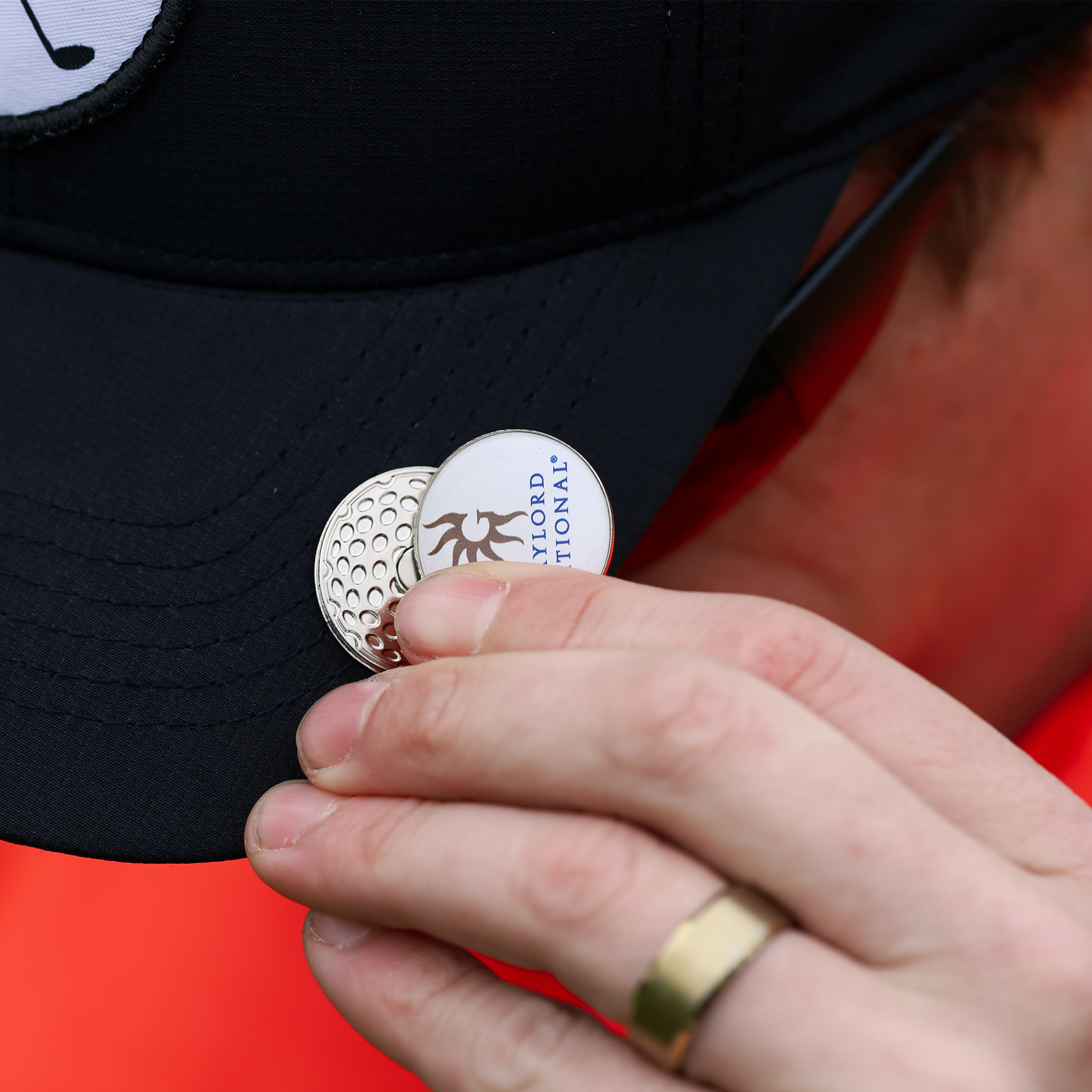 Golf Hat Clip w/ Custom Ball Marker (1") 2