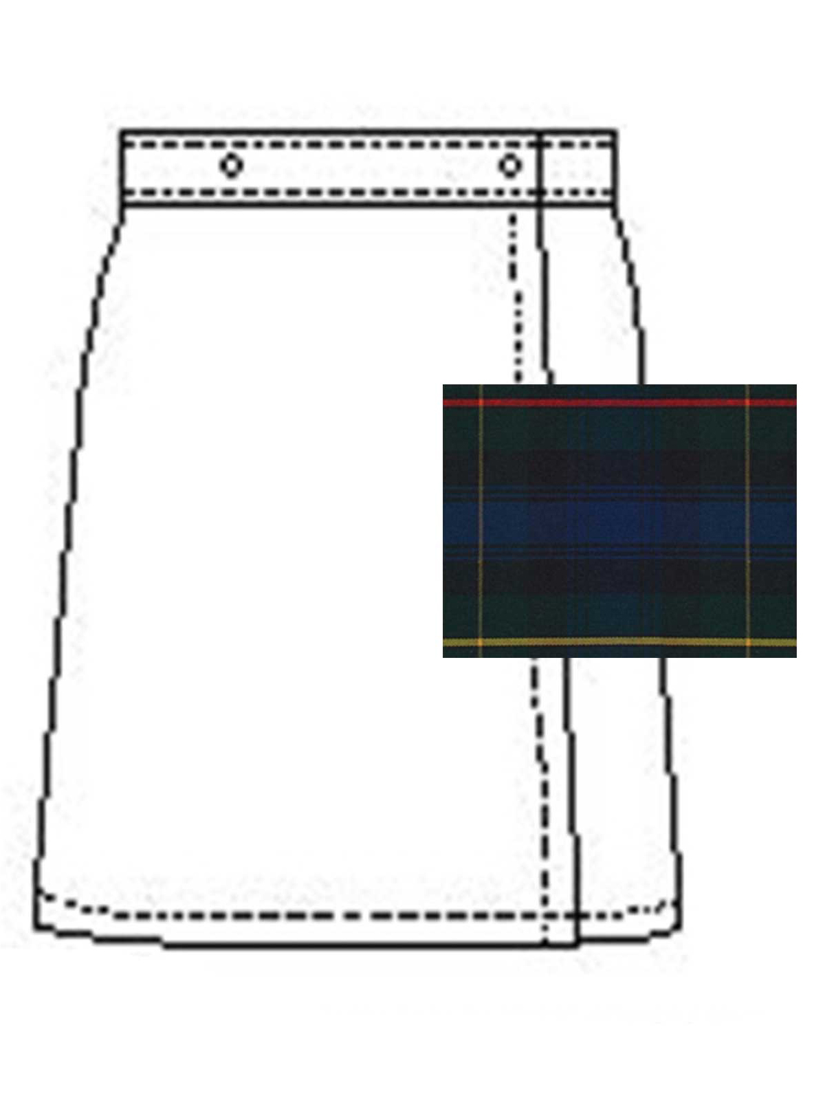 A+ Uniforms - Girls' Blend Plaid Skort