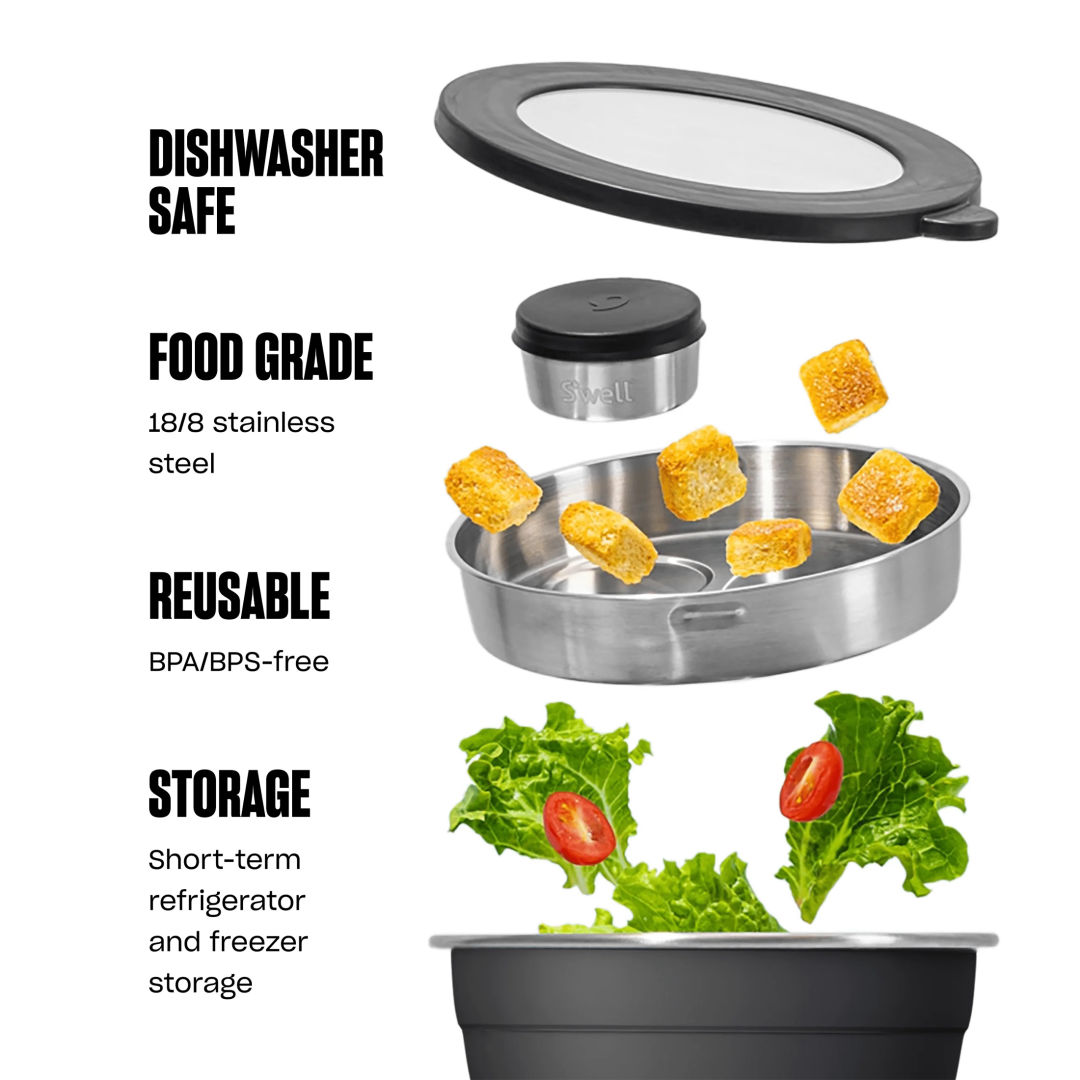 S'well® Salad Bowl Kit - 64oz 5