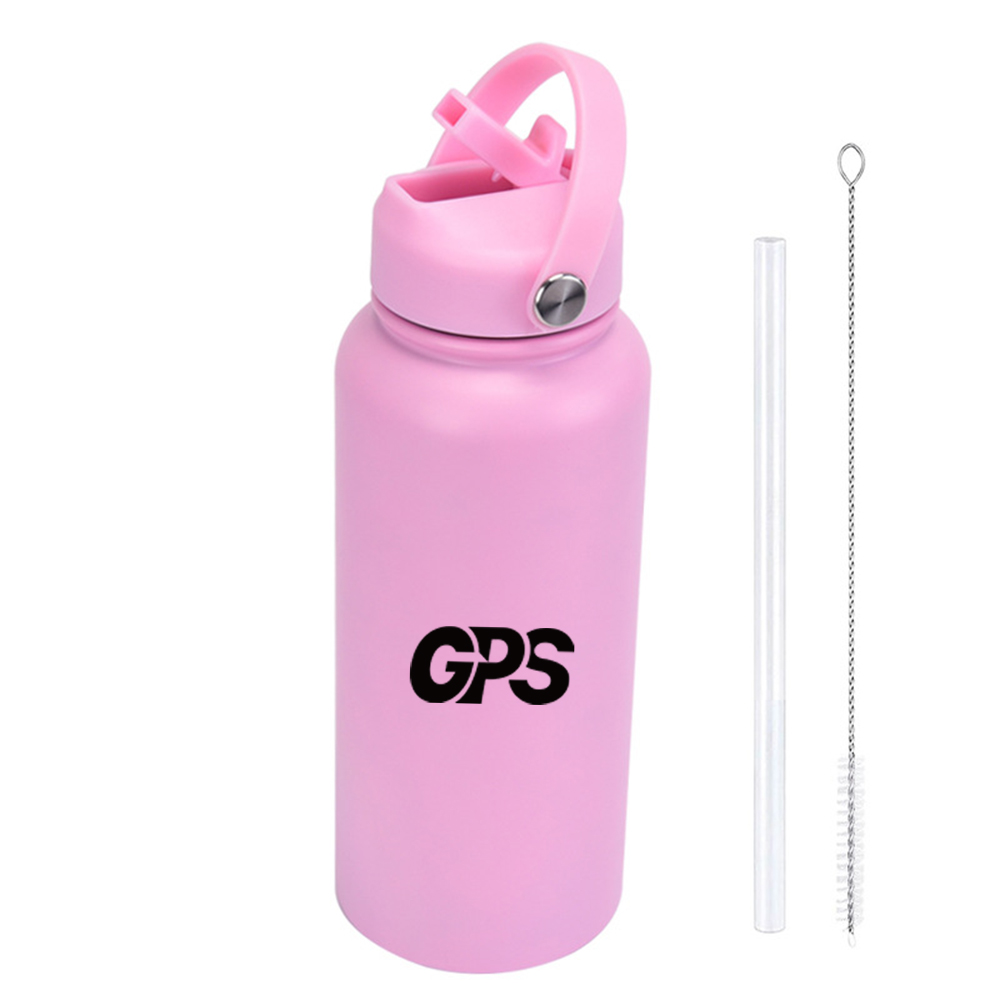 33 OZ Insulated Portable Water Bottle, custom water bottle with logo imprint 2