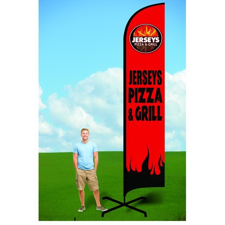 15ft PromoFlag with X Stand-Double