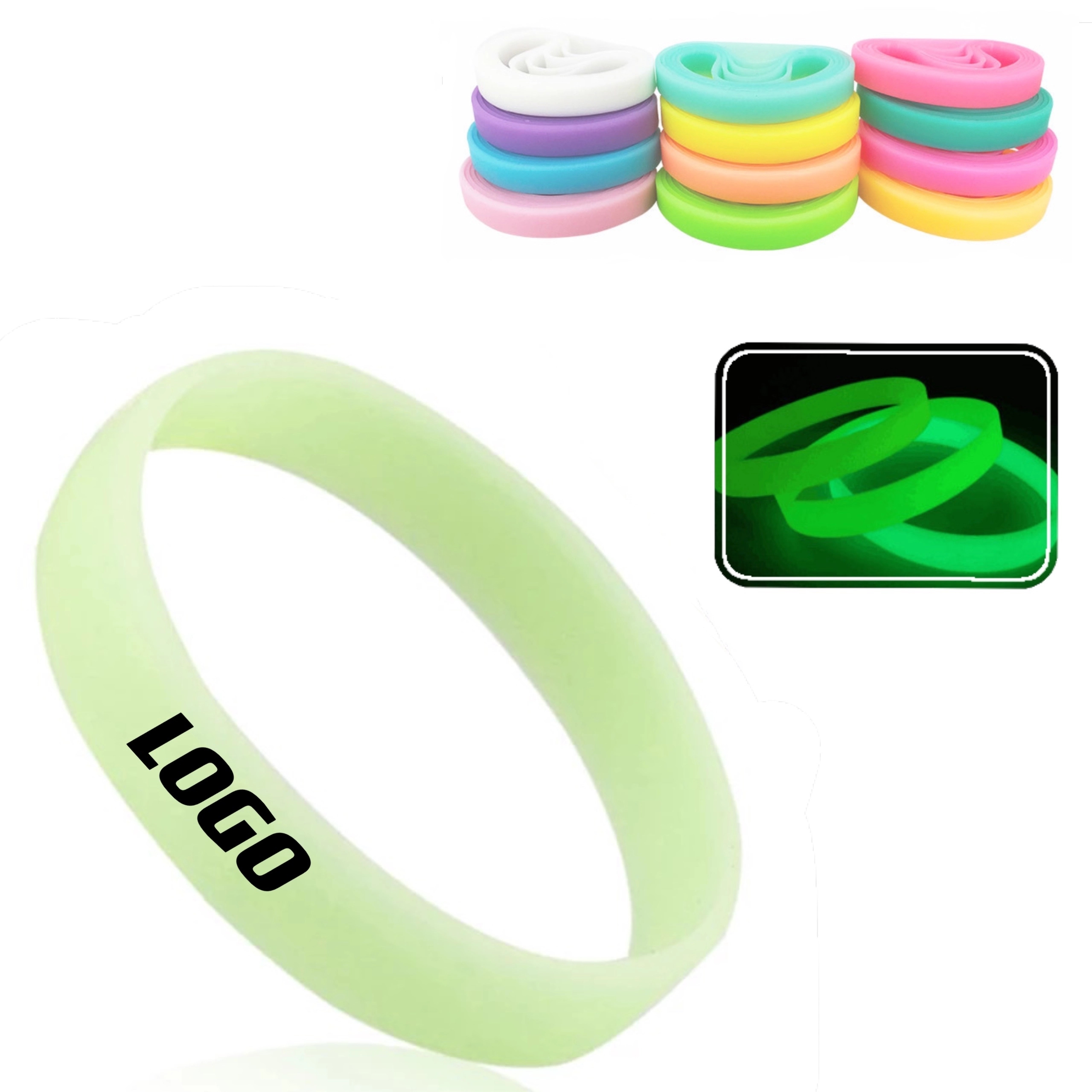 Luminous Silicone Wristband For Adults 3