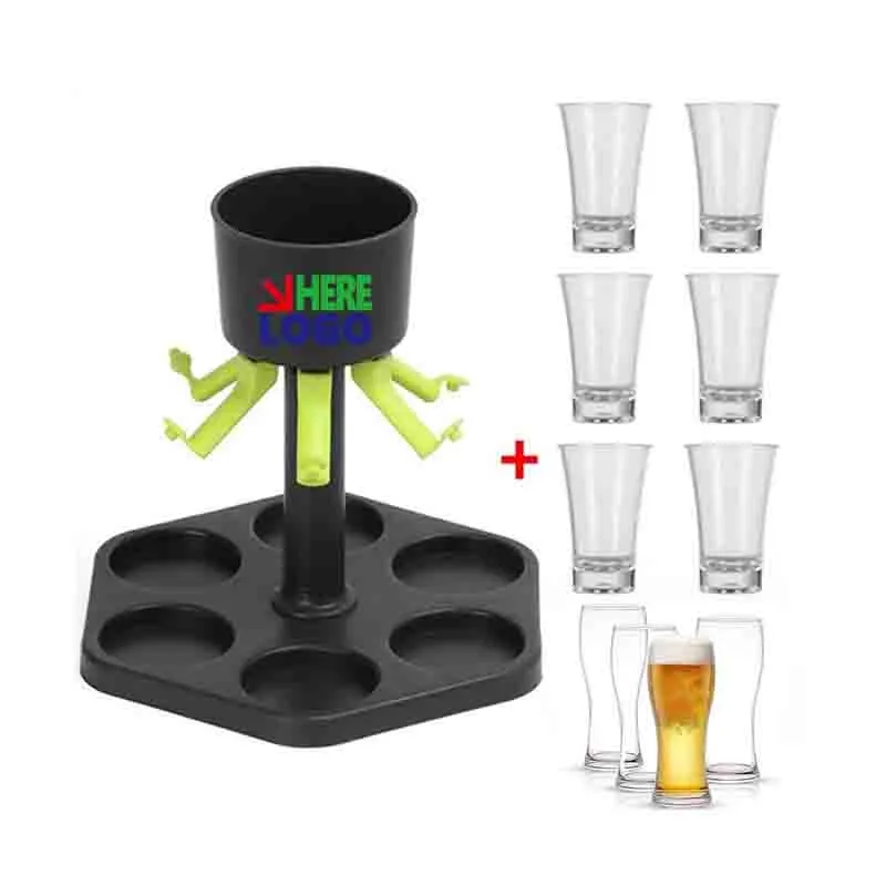 MOQ10 Beer Dispenser with 6 Shot Cups