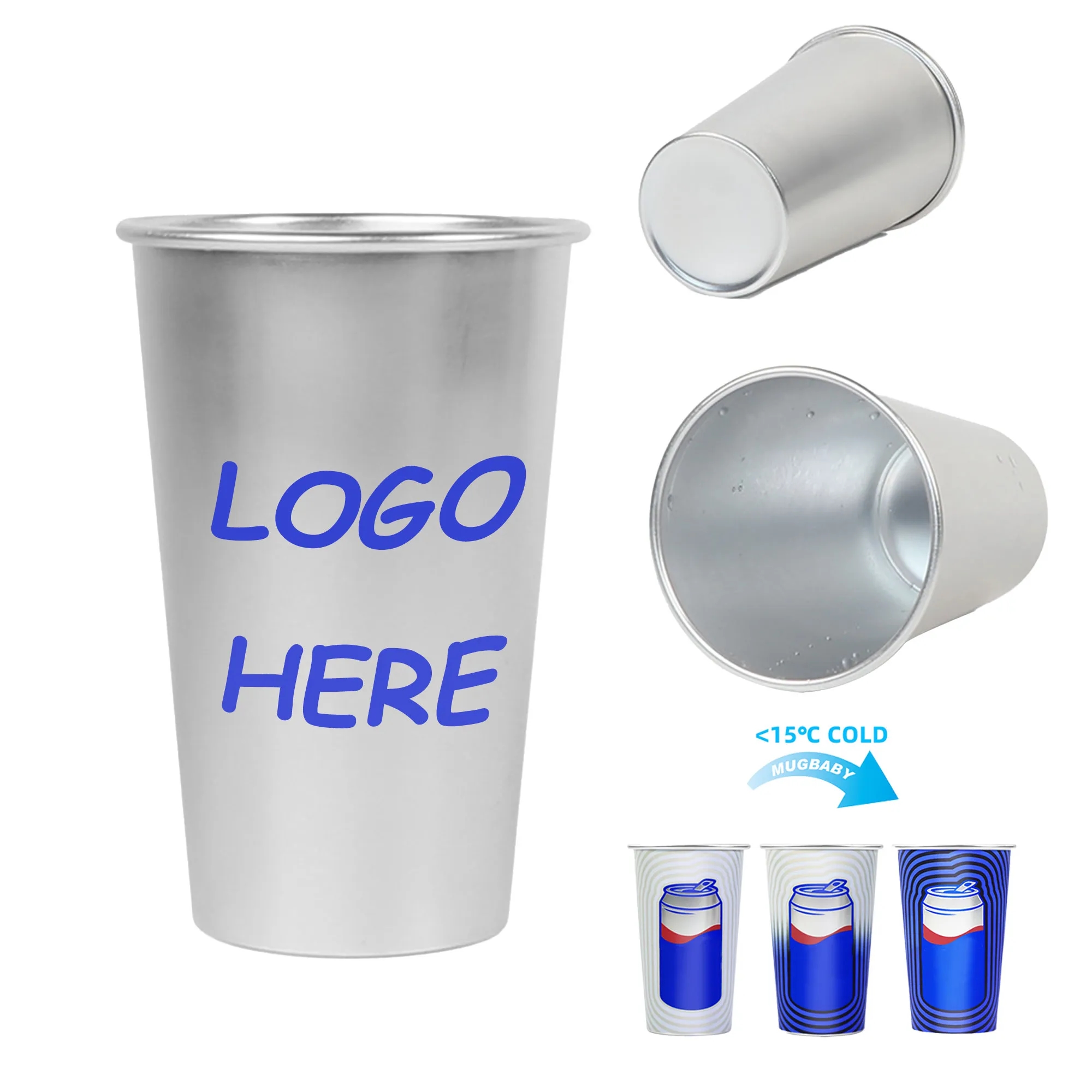 15 Oz TemperatureChange Aluminum Cup Stadium 4