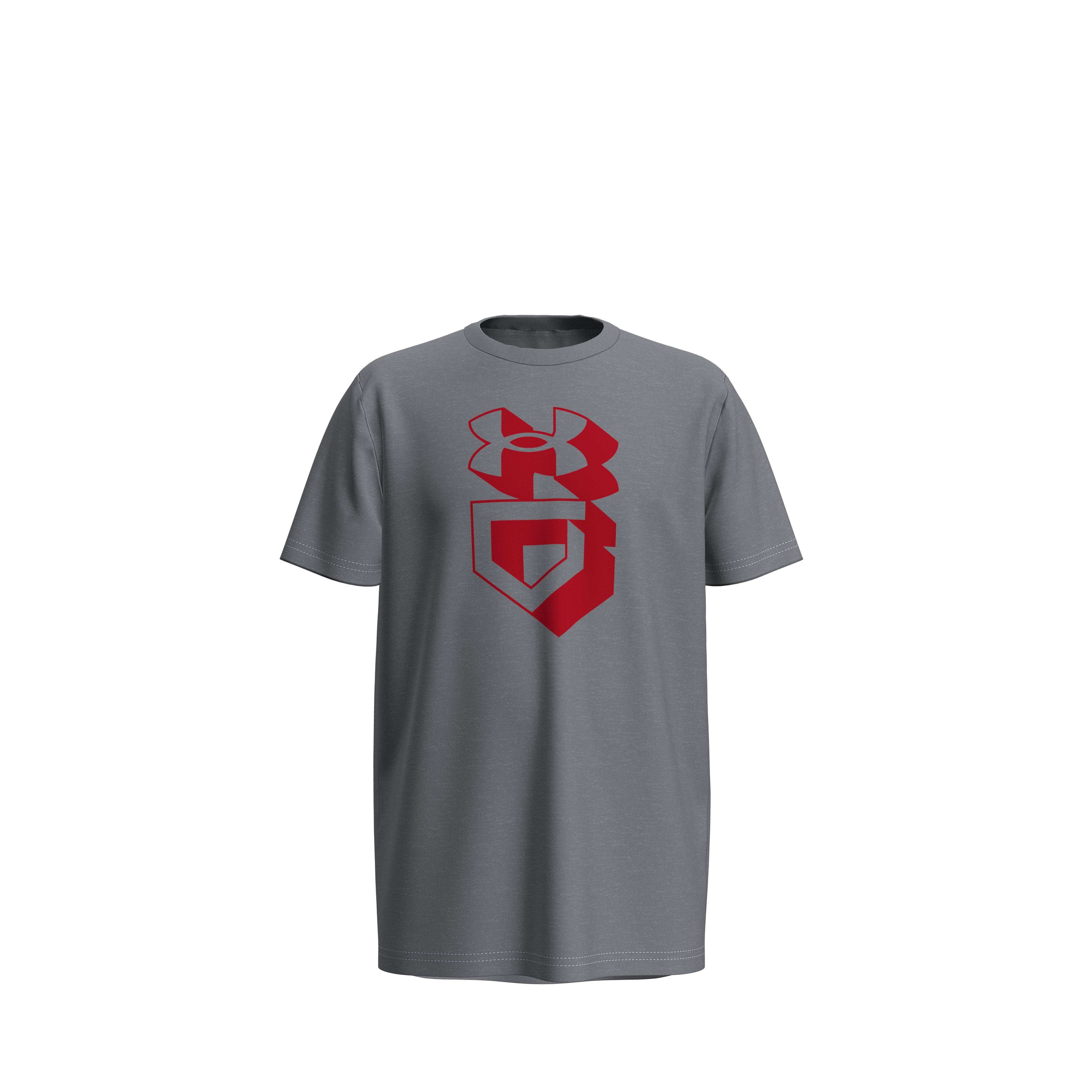 Boys' UA Baseball Drop Shadow Short Sleeve 3