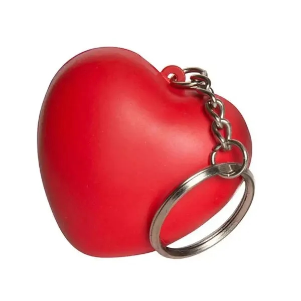 Heart Shape Stress Ball Keychain 5