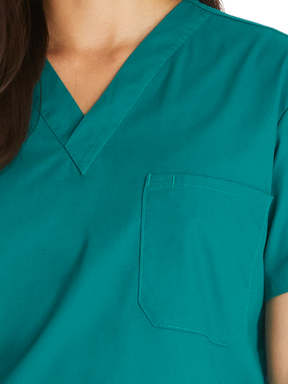 Dickies Medical - EDS Signature - Unisex 1-Pocket Tuckable V-Neck Top 75