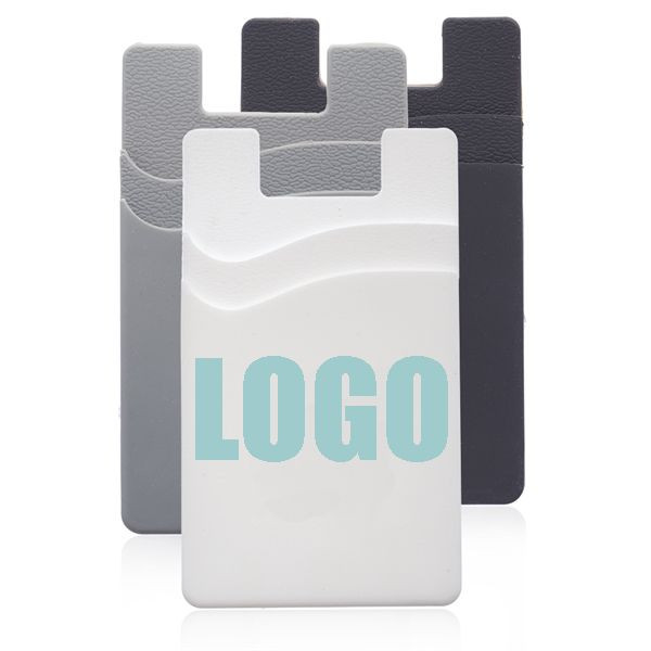 Dual Pocket Silicone Phone Wallet 1