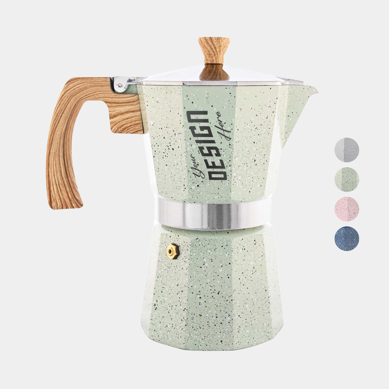 GROSCHE® MILANO Stone 9 Cup Stovetop Moka Pot Espresso Coffee Maker 5