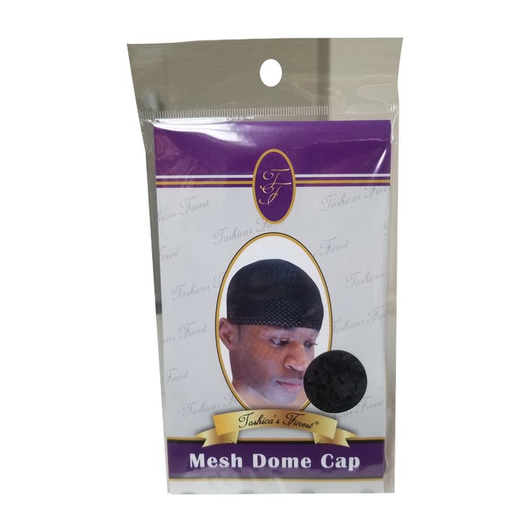 Mesh Dome Hair Caps - Black 2