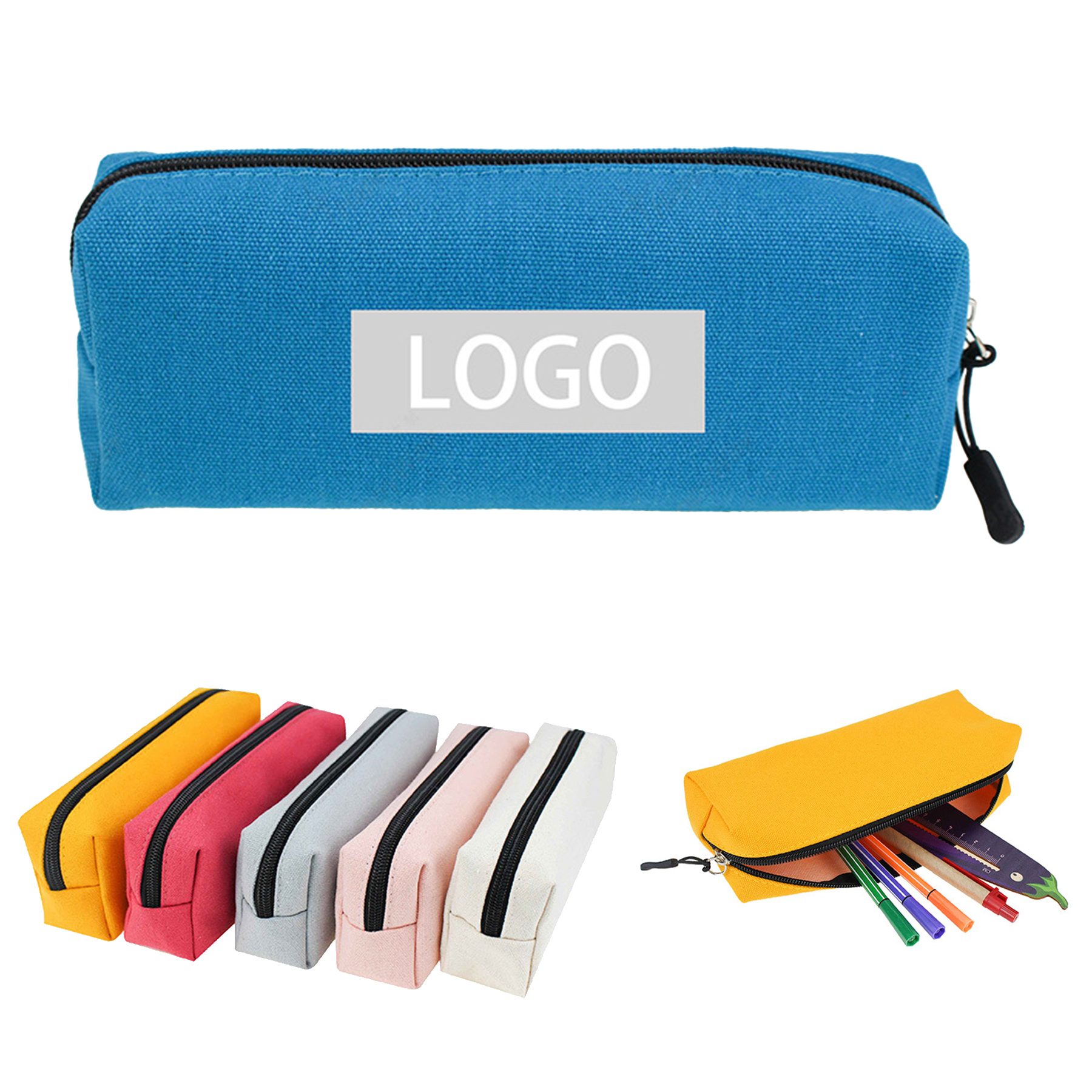 Canvas stationery bag