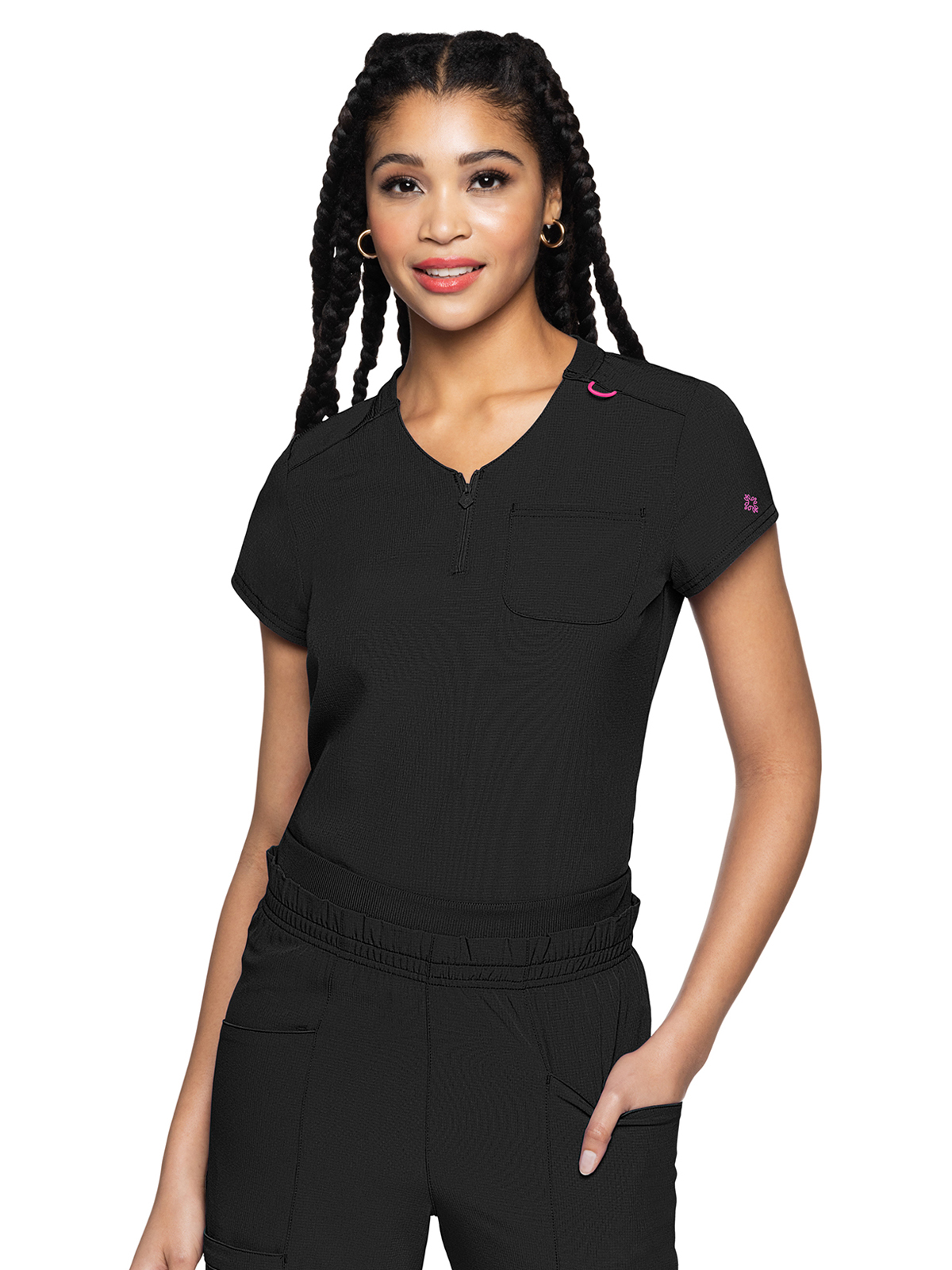 Med Couture - MC AMP - Women's 1-Pocket V-Neck Top 25