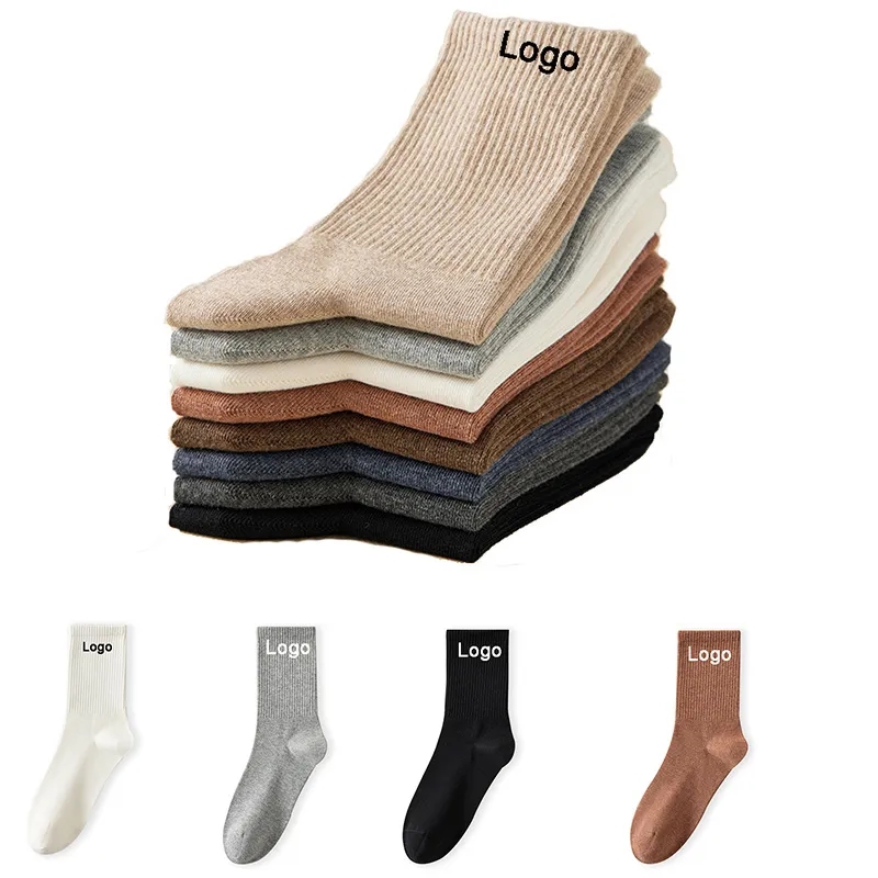 Man's Super Soft Cotton Crew Socks 4