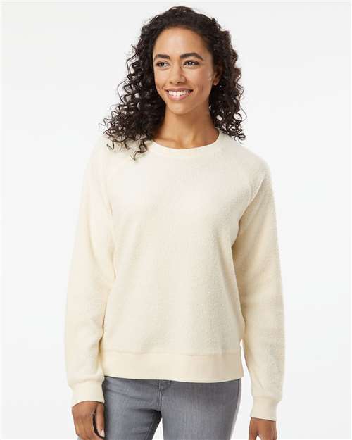 Women's Fleece Out Crewneck Pullover - K01 71