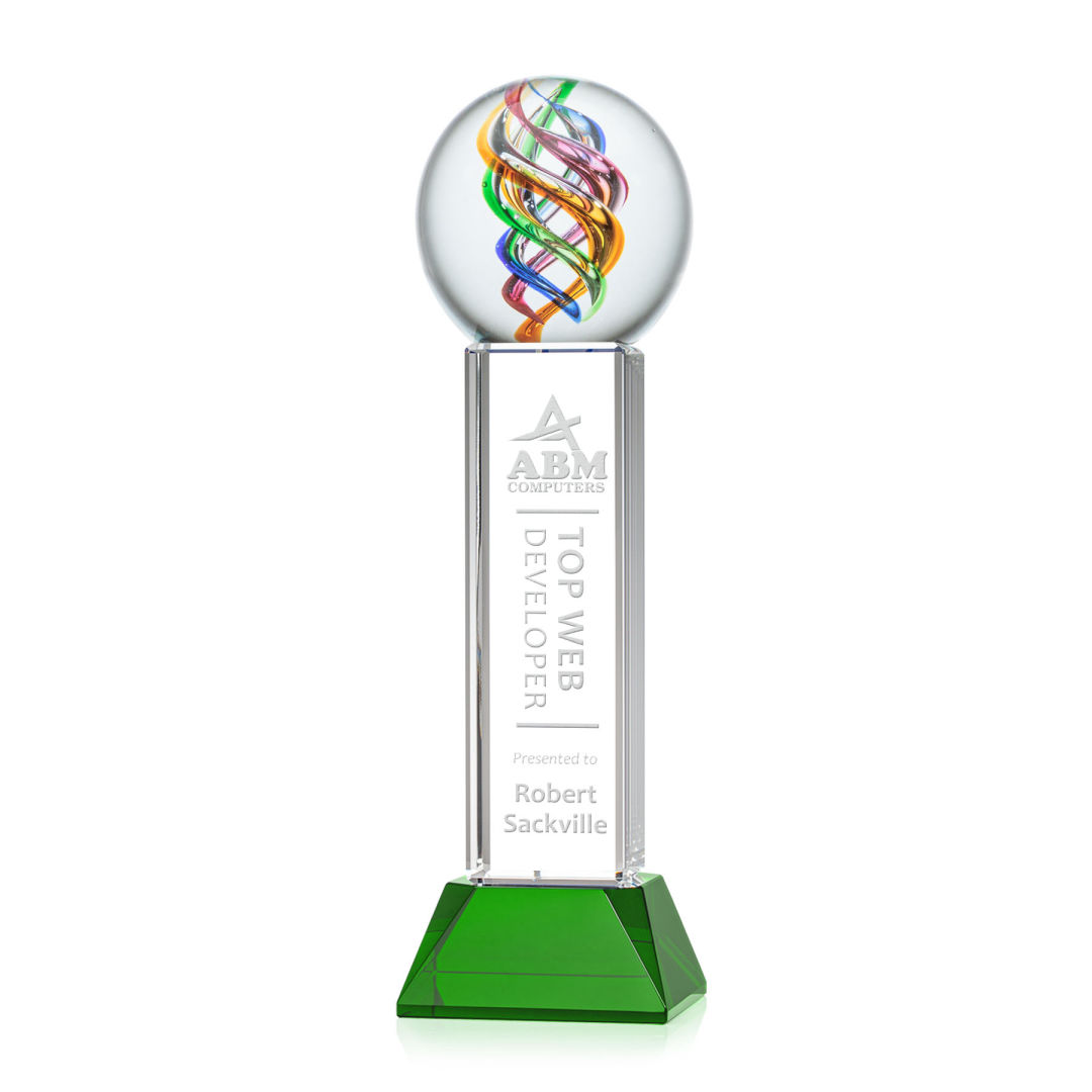 Galileo Award on Stowe Base - Green 4