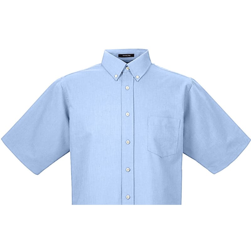 UltraClub Men's Tall Classic Wrinkle-Resistant Short-Sleeve Oxford 8