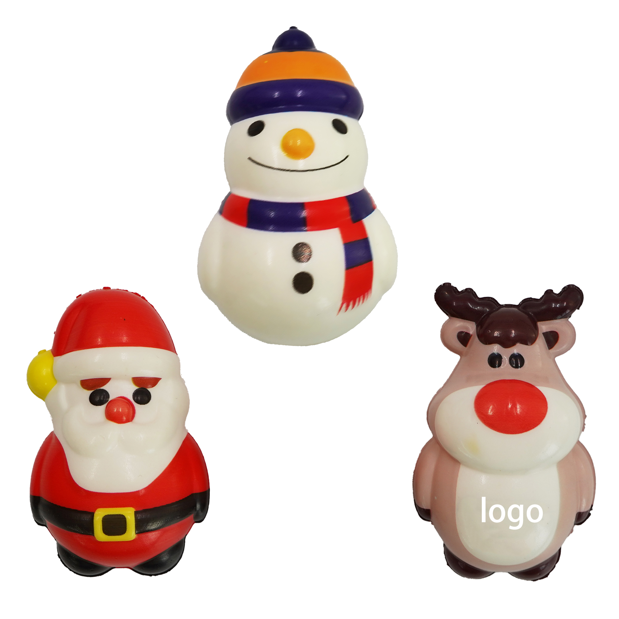 Holiday-Themed Foam Toys ?C Christmas Stress Relievers 2
