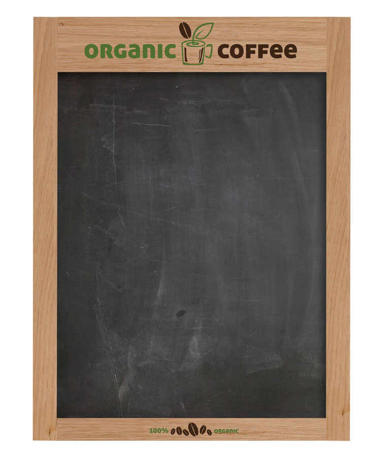 Framed 18x24 Wall Chalkboard 3" Header