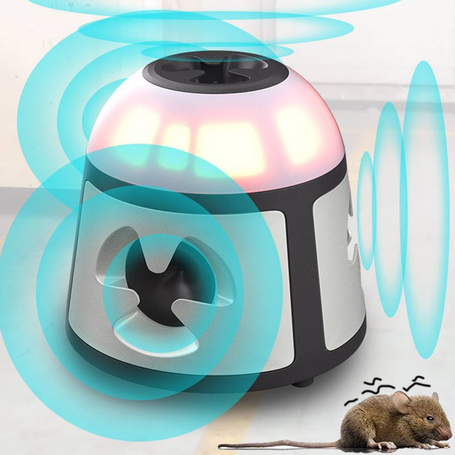 Ultrasonic Abs Mouse Repellent LED Flashing Alarm 1