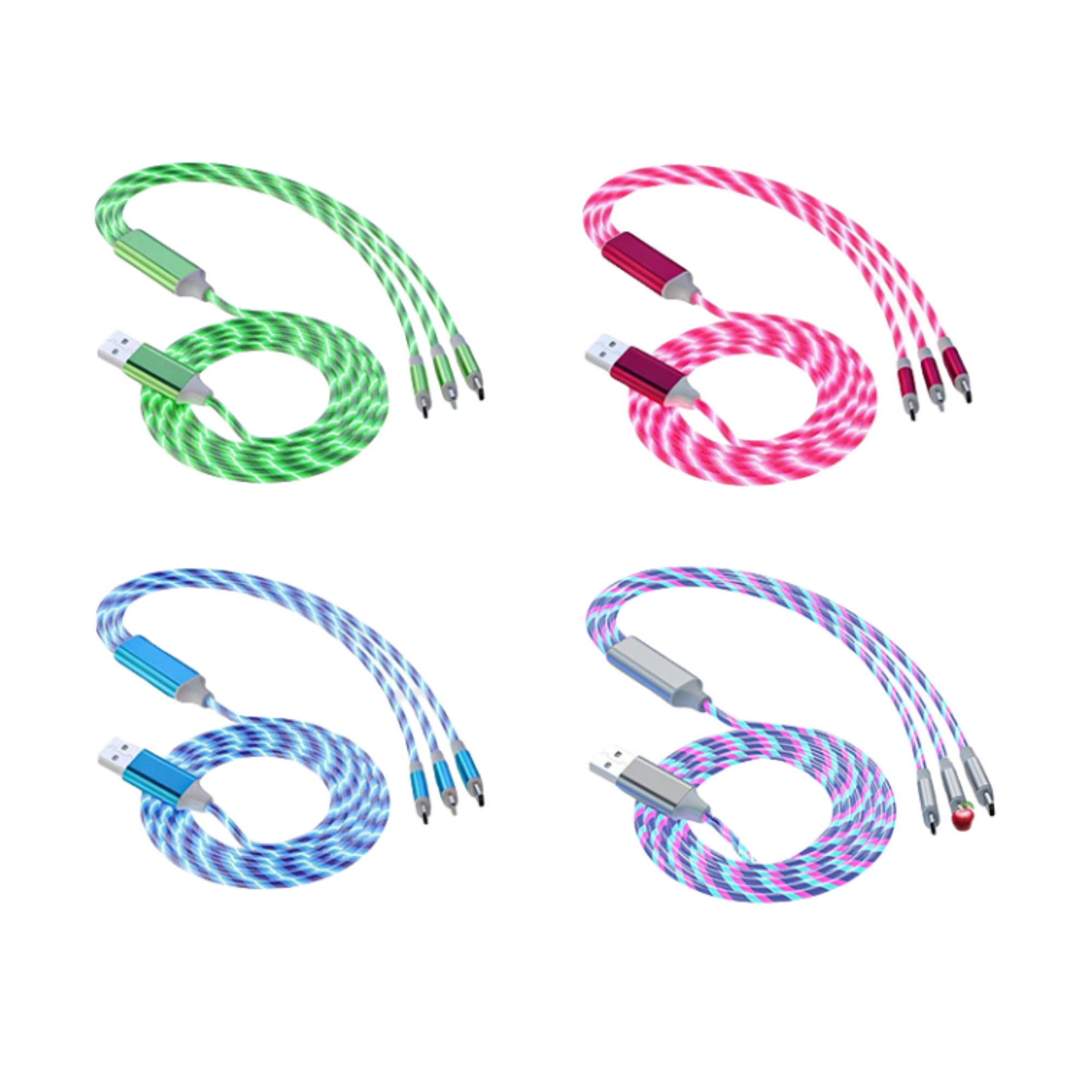 3 in 1 Light Up Charging Cable 7