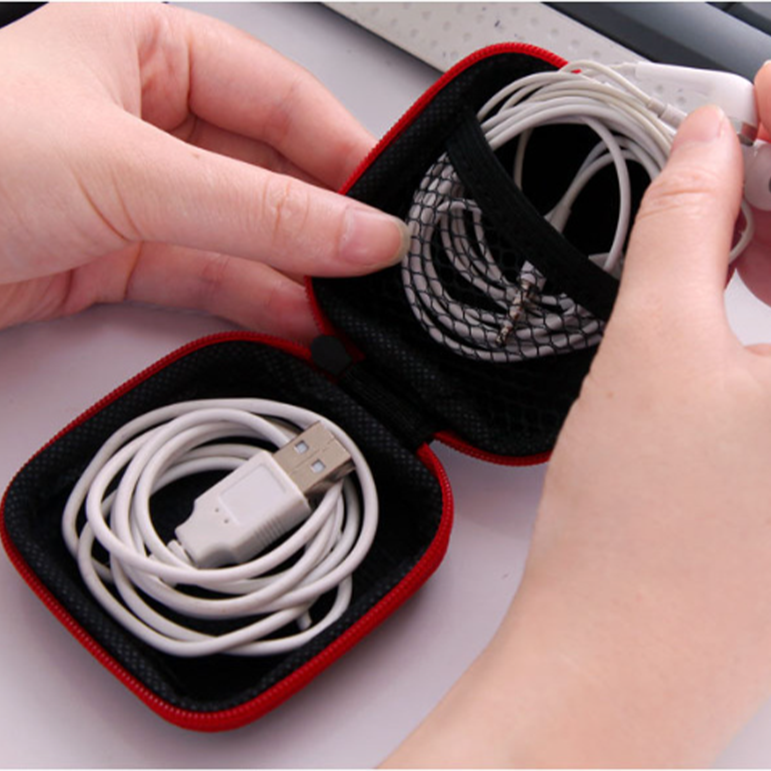 Data Cable Storage Box Earphone Cases 11