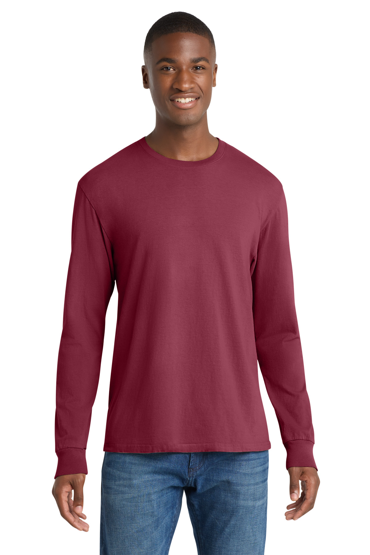 Port & Co Beach Wash Garment-Dyed Long Sleeve Tee PC099LS 18