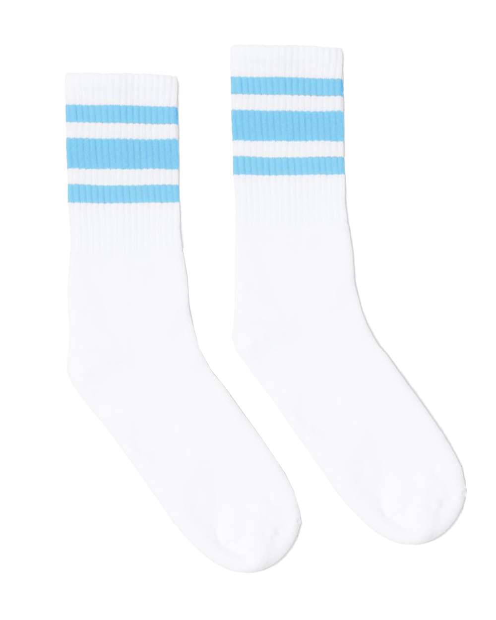 USA-Made Striped Crew Socks - SC100 9
