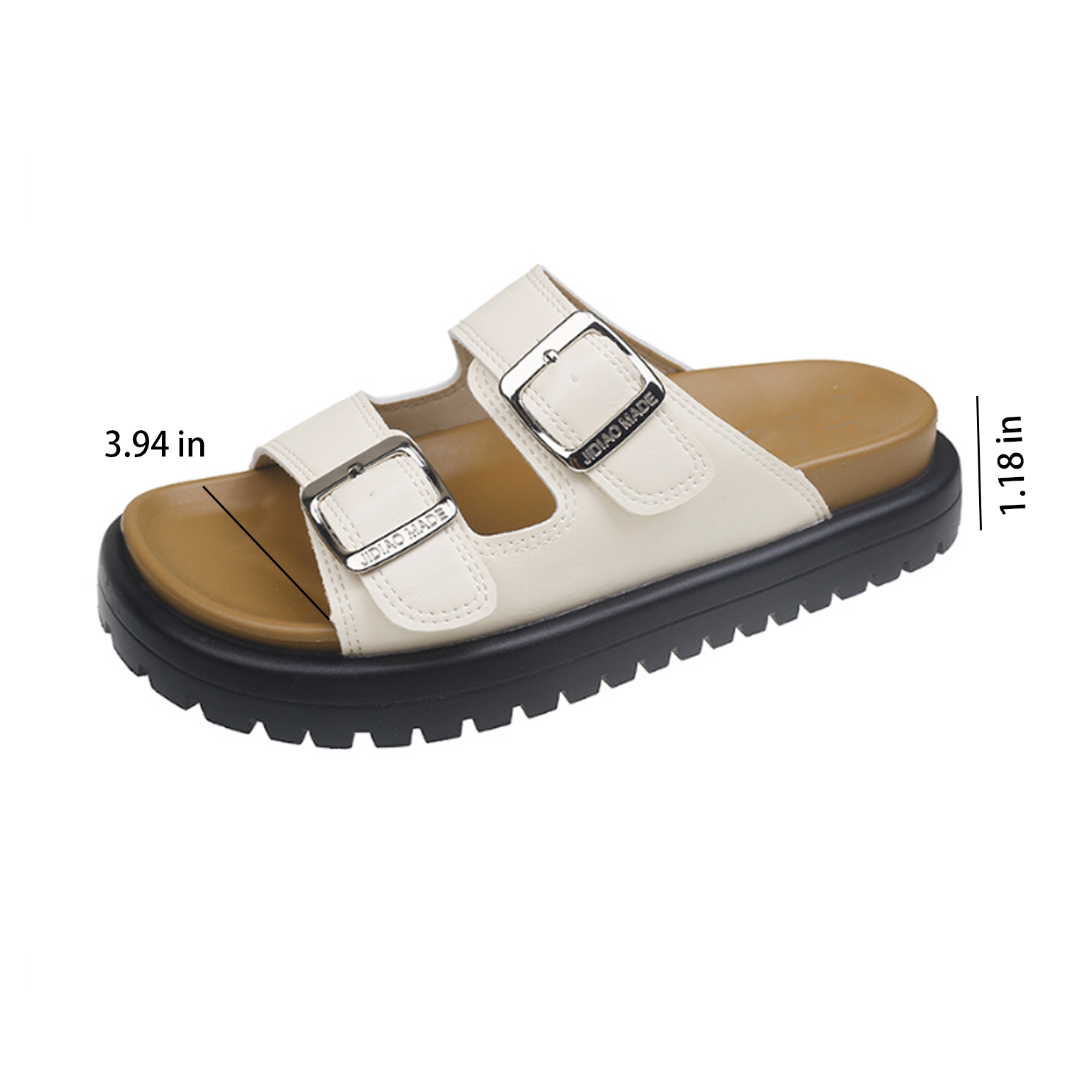 Women's fashionable casual beach one line slippers 3