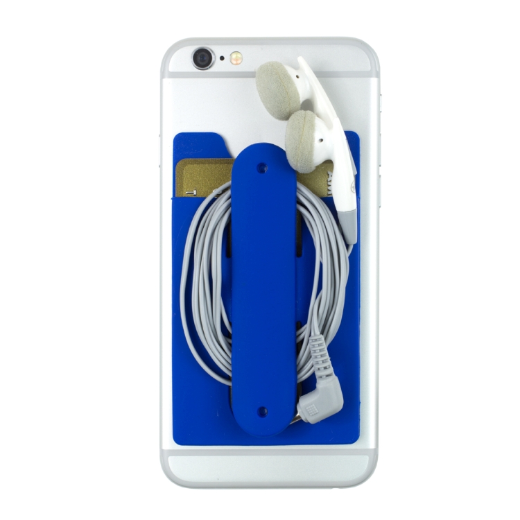 "Kickstart" Two Function Soft Silicone Cell Phone Kickstand & Wallet 17