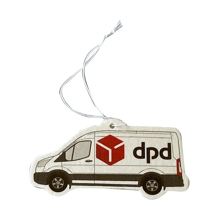 Custom Delivery Van Paper Air Freshener 4