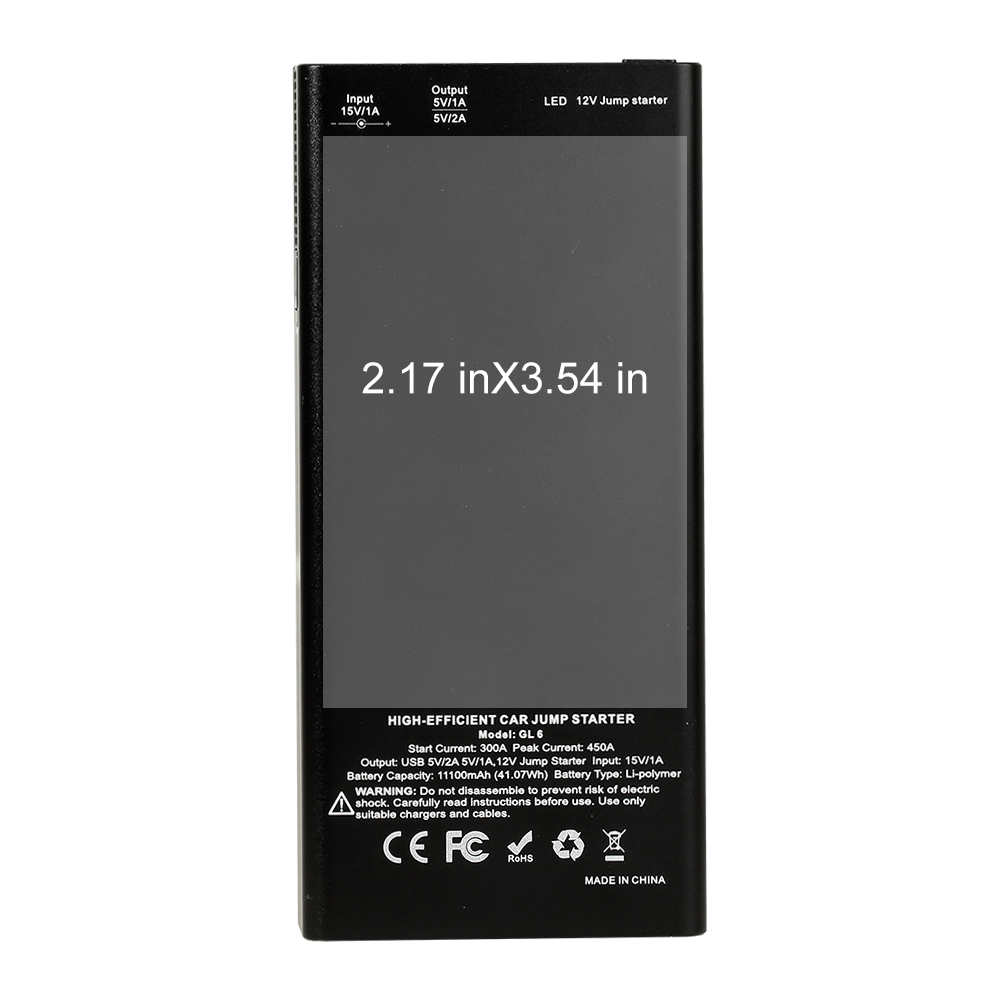 Malden Avenue Car Jump Starter 8000mAh Power Bank with LED Flashlight