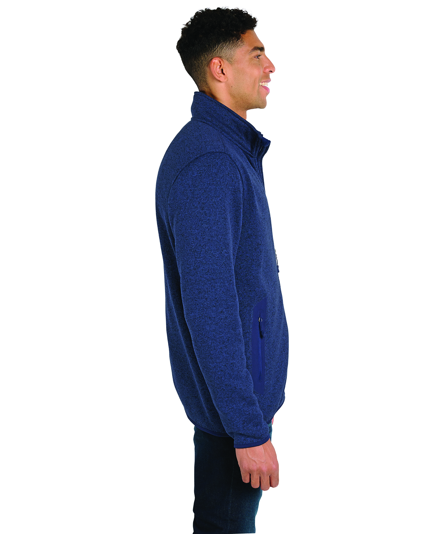 Men's Heathered Fleece Jacket 34