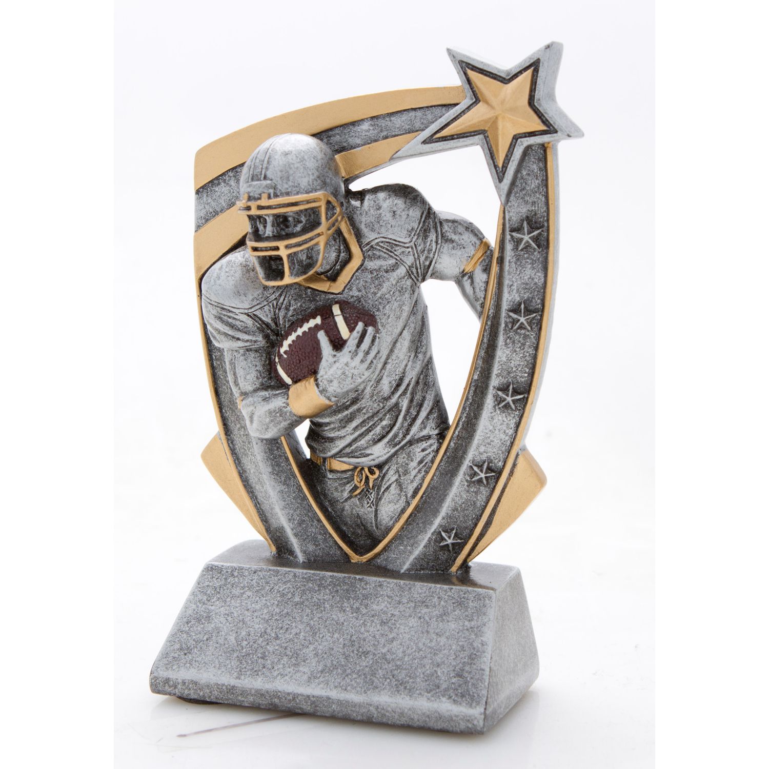 Football 3-D Star Resin 2