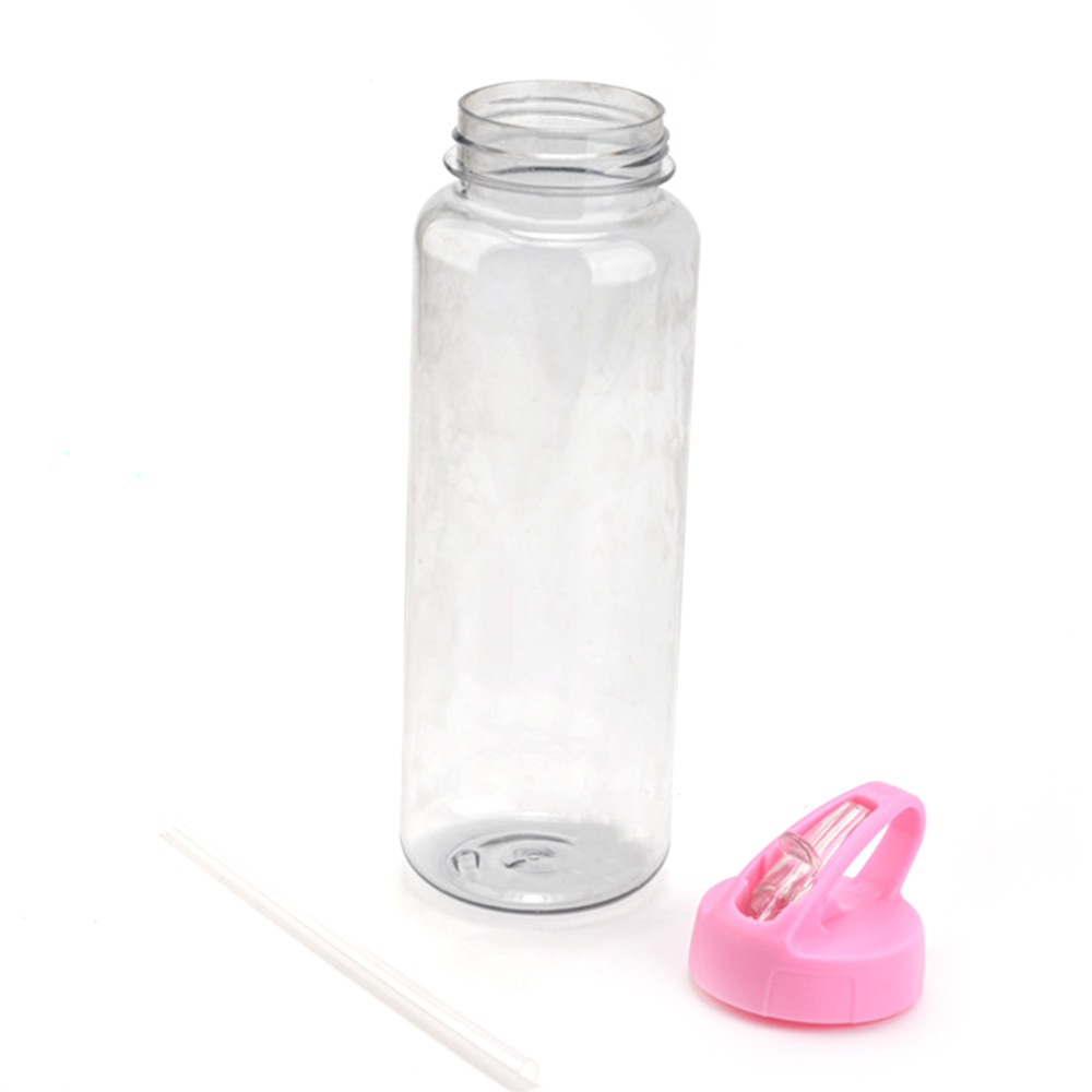 27 OZ Plastic Beverage/Sport/Space Bottle With Flip Straw 5