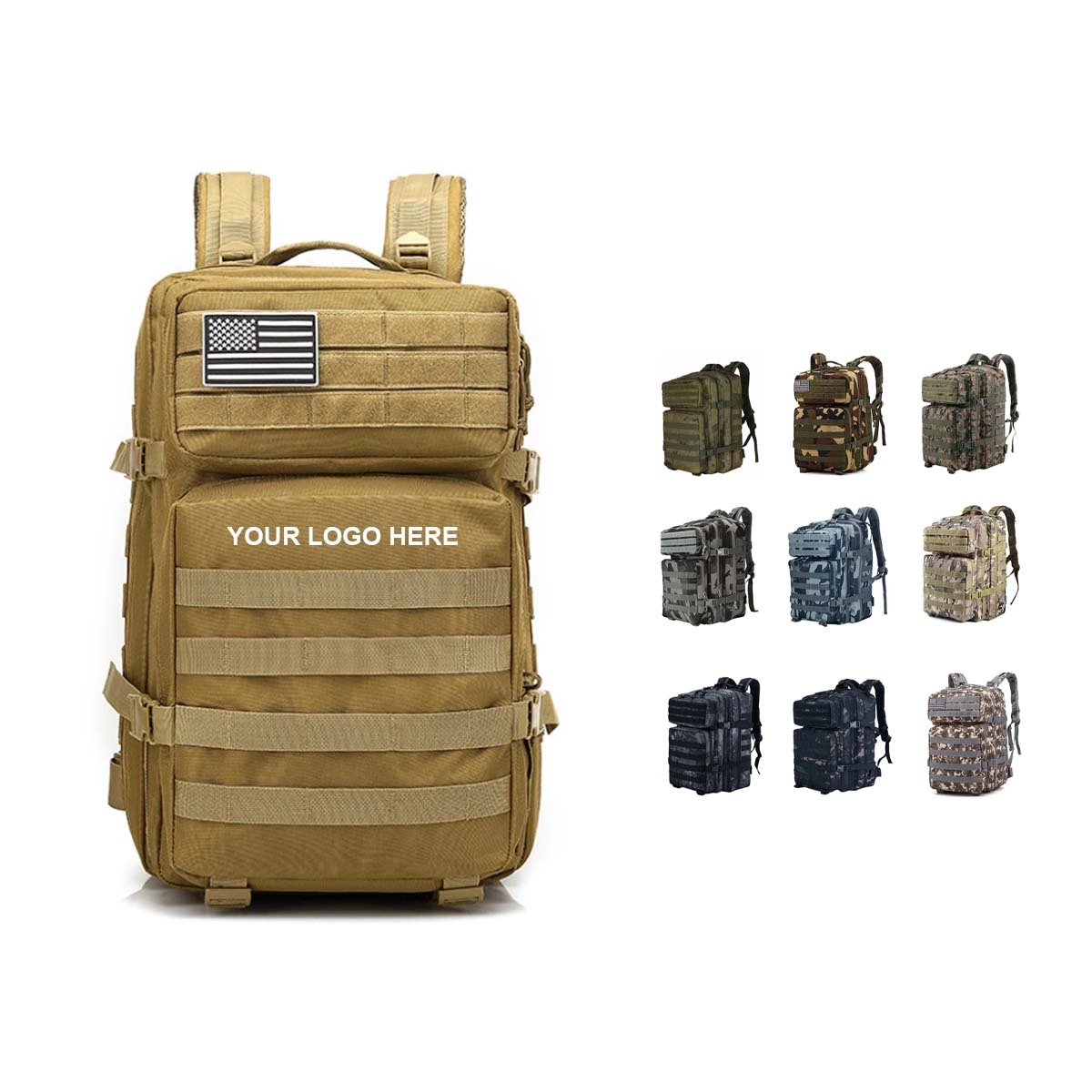 45L Military Tactical Treeking Rucksack 1
