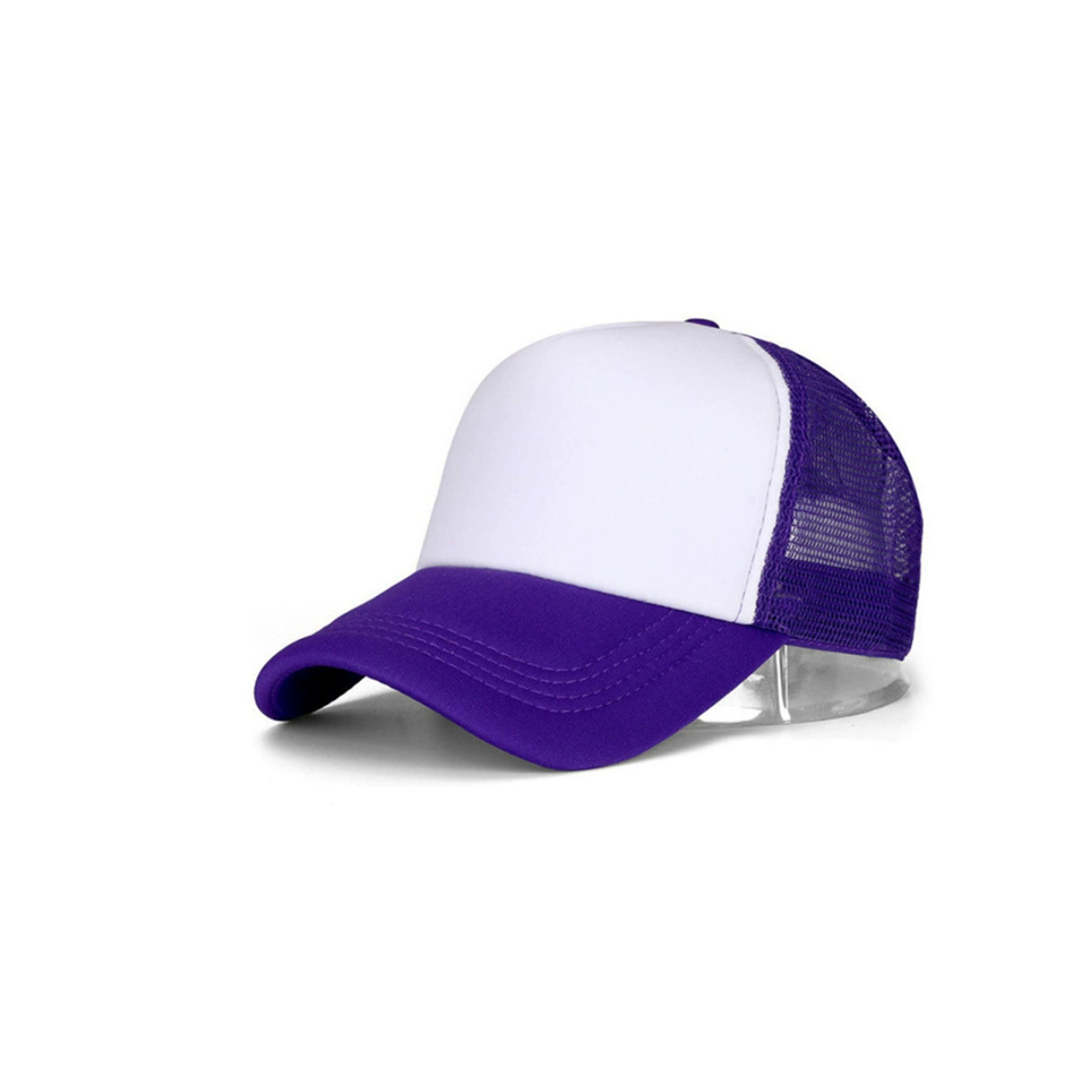 Polyester Cotton Mesh Back Baseball Cap 10.5 x 7.5 x 5.3" 11