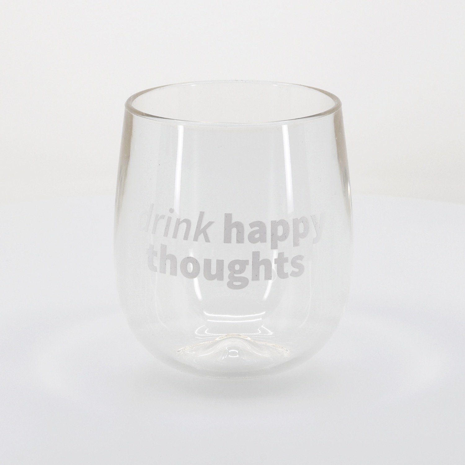 Silipint® Clear Stemless Wine Glass - 12 oz. 47