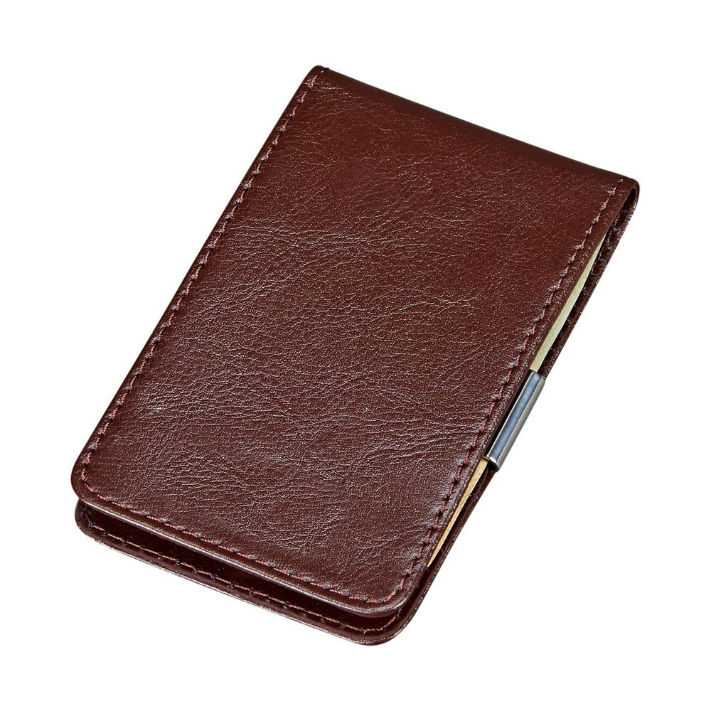 Brown leather money clip and wallet 4