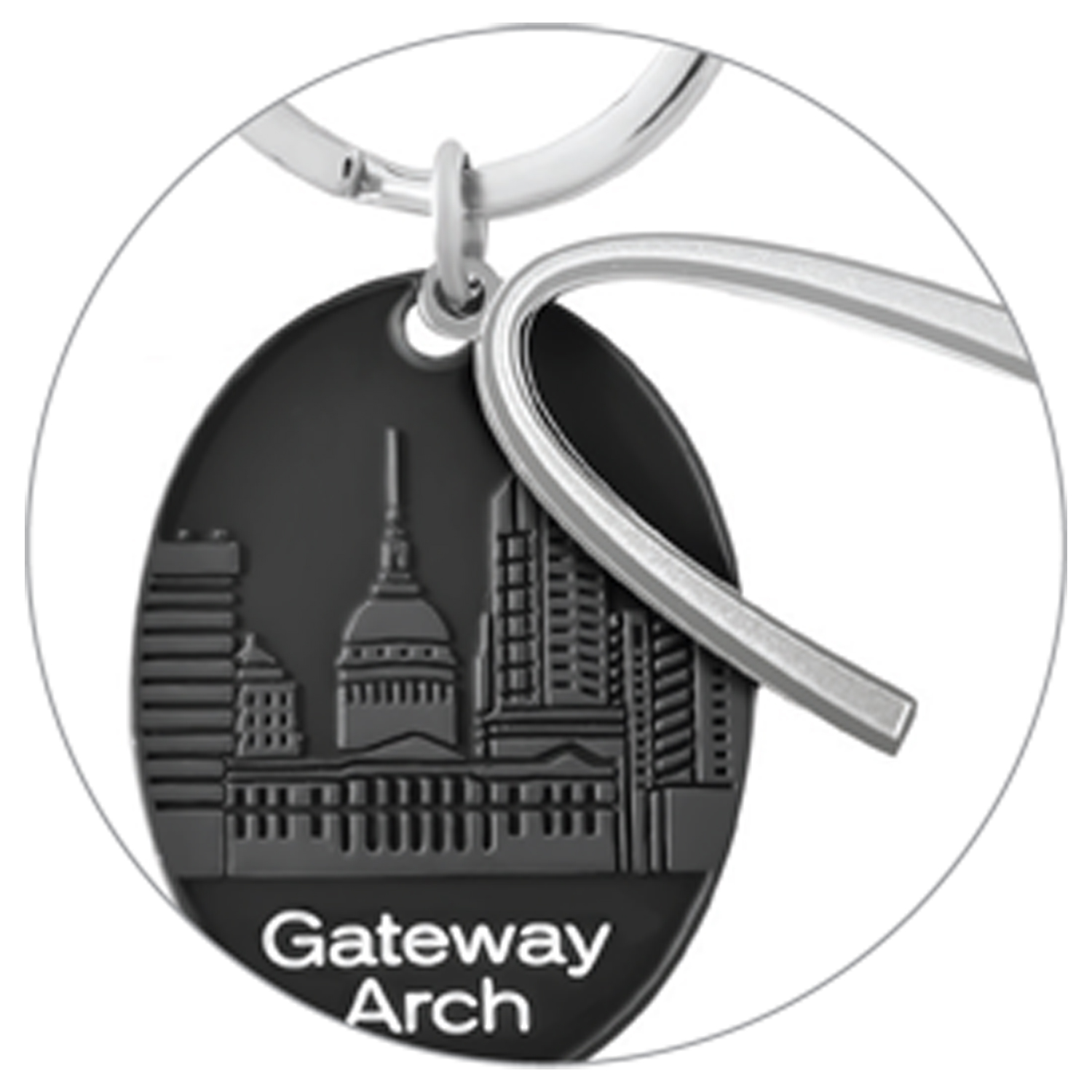 Soft Touch Key Tag With Up To 1" Charm - Soft Touch Key Tags With Charm 1