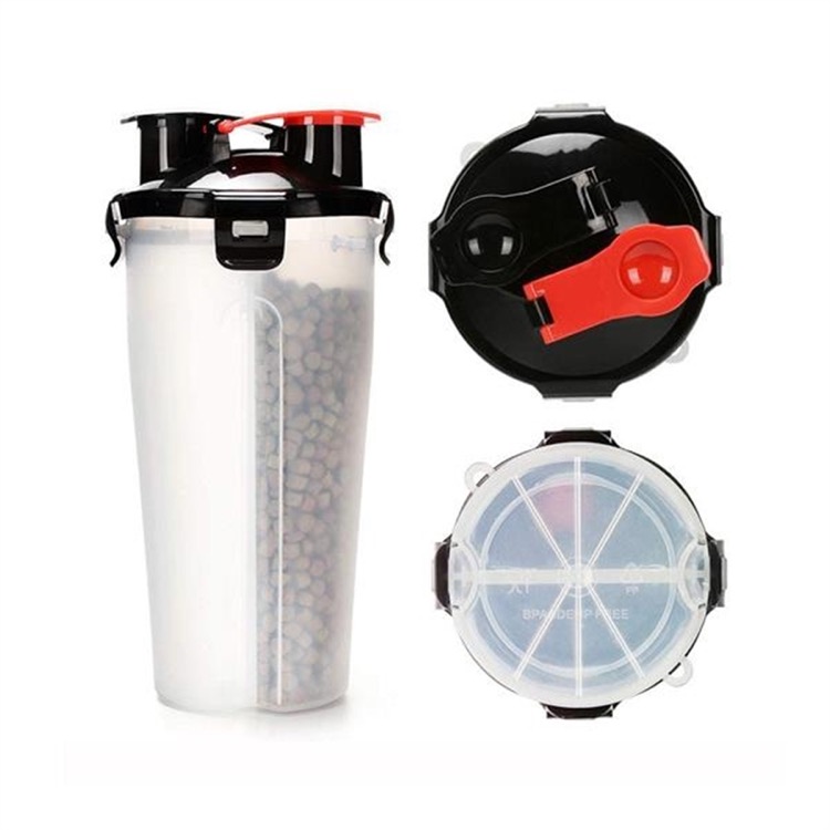 2 In 1 Folding Pet Feeder Water Bottle 5