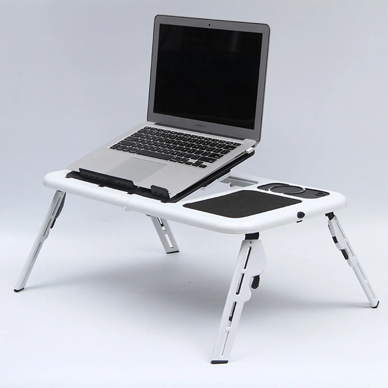 Function Double Fan Foldable Bed Computer Desk 6