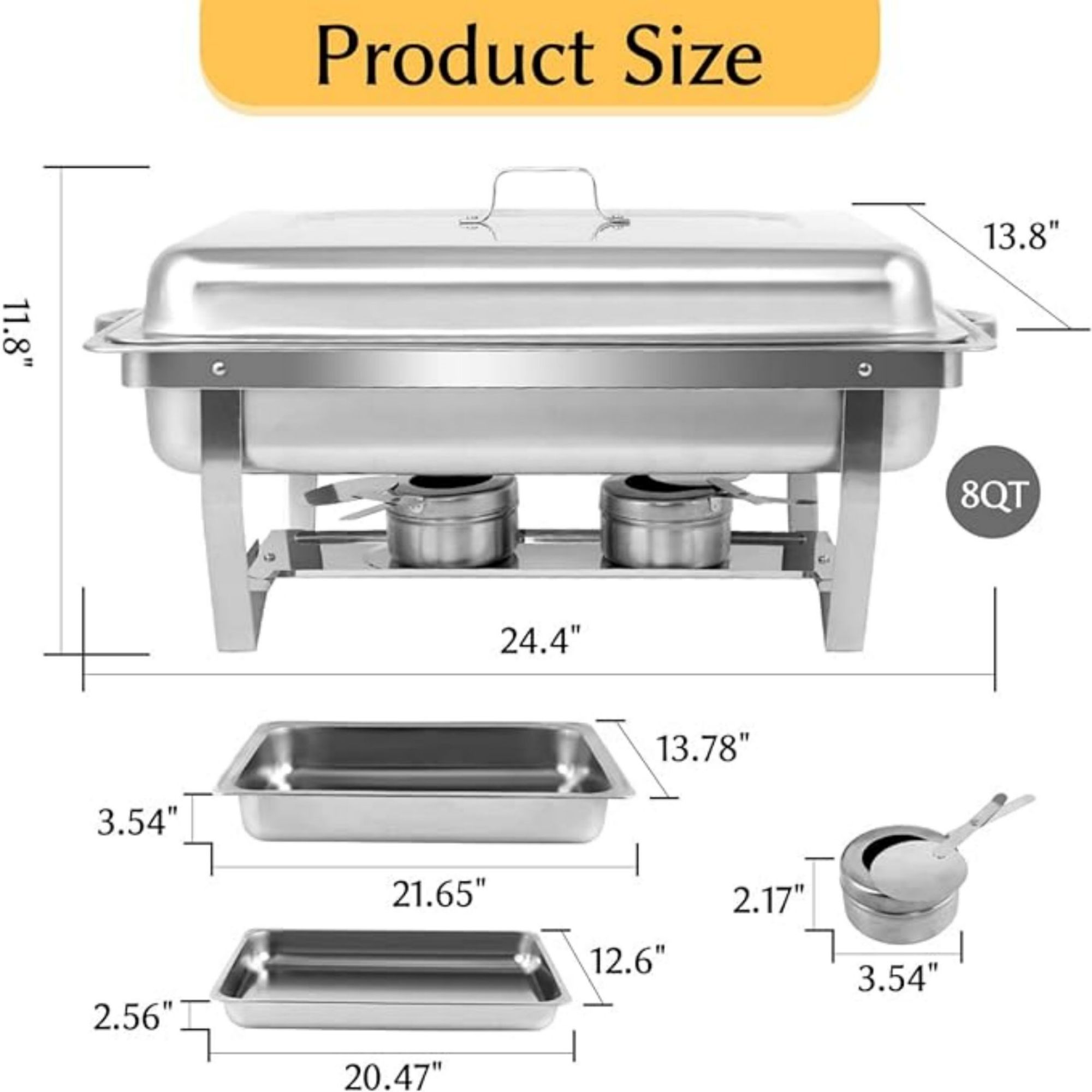 Stainless Steel Buffet Food Warmer 5