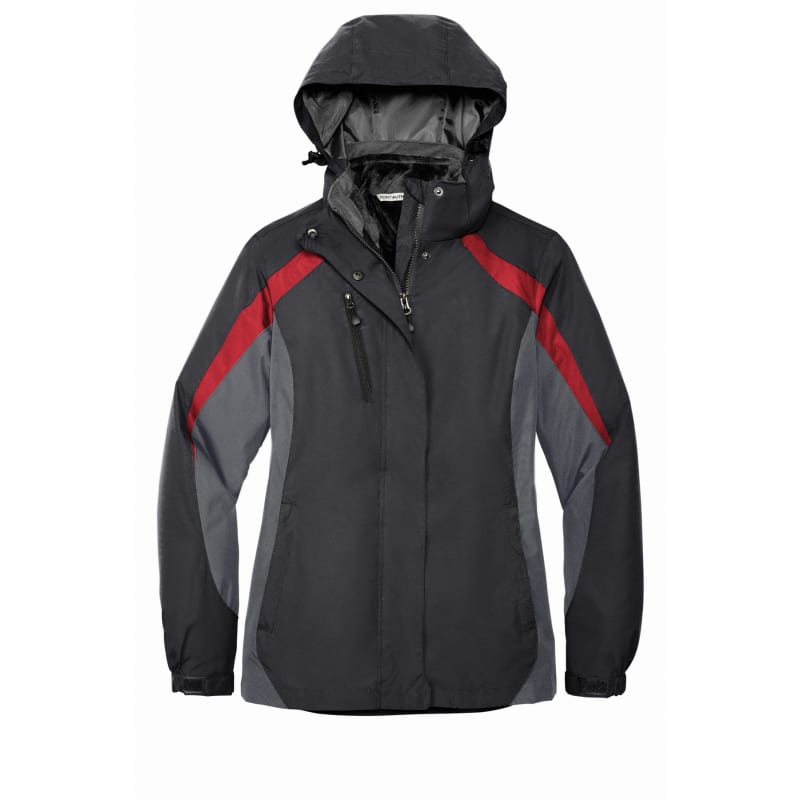 Port Authority Women's Colorblock 3-in-1 Jacket. 3
