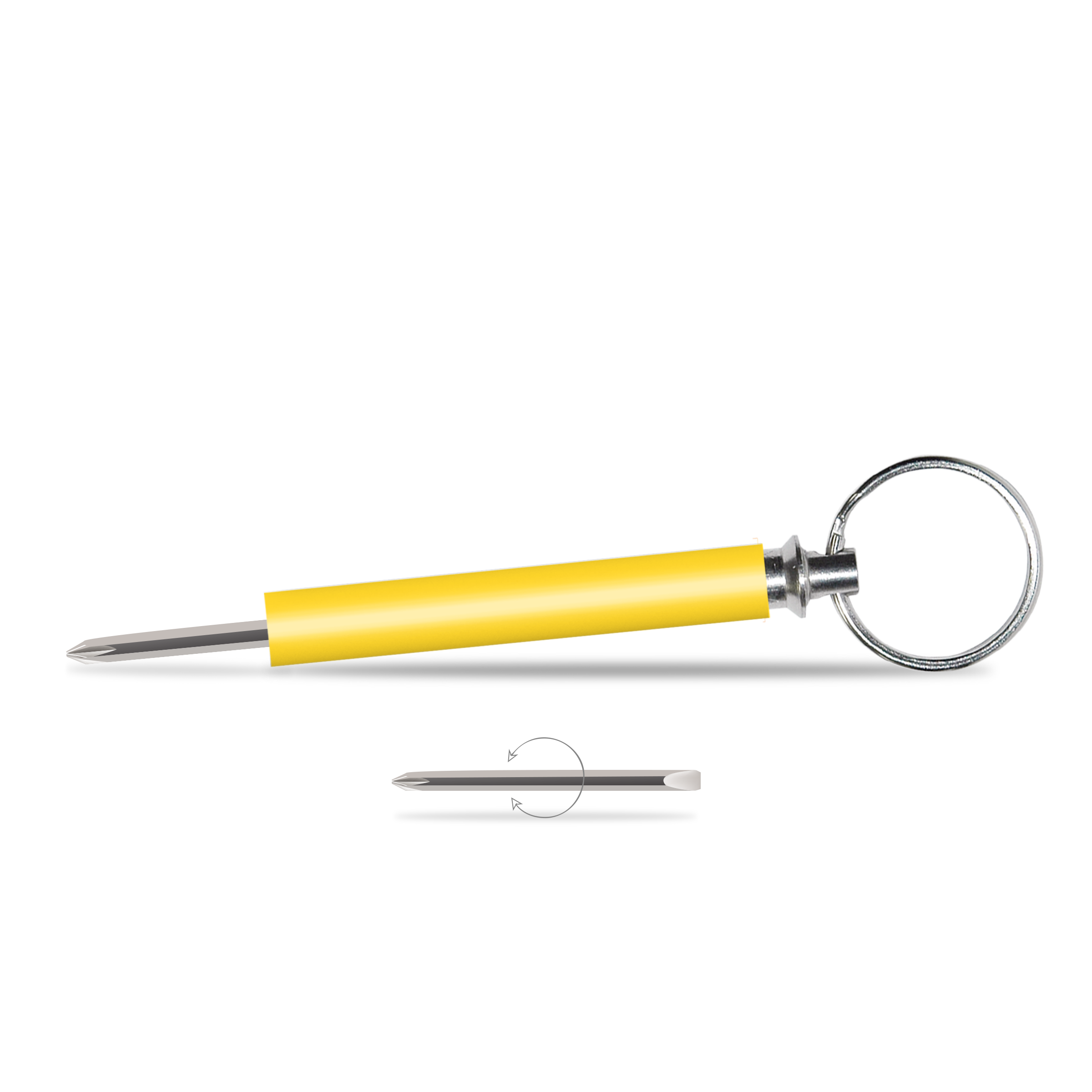 Pocket Partner™ Reversible Screwdriver Key Tag 12