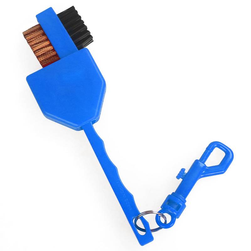 Golf Double-Sided Club Plastic Handle Cleaning Brush 3