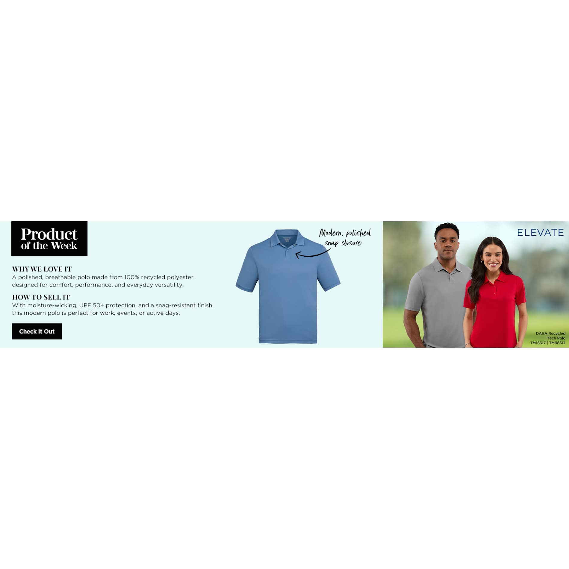 IZU EVERYTHING PERFORMANCE Eco Polo - Men's 167